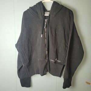 Adidas by Stella McCartney Full Zip‎ Hoodie Jacket Athleisure Black&Gray Lrg.